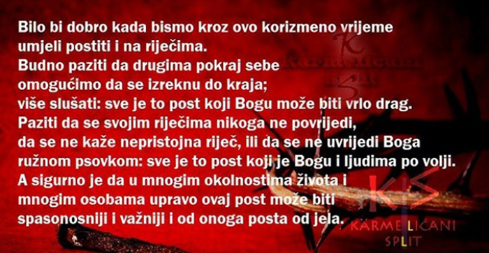 post karmelicani